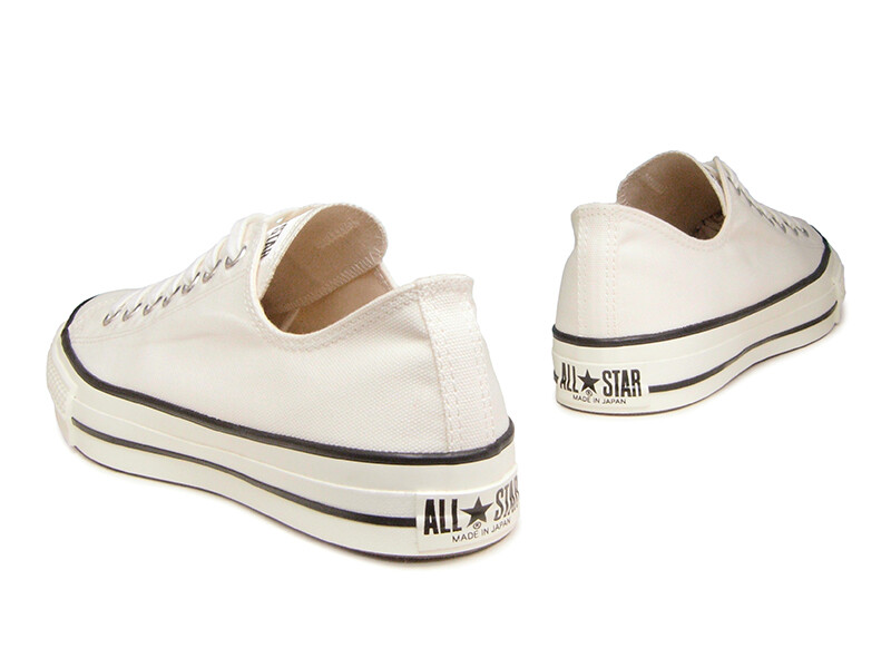 Converse Canvas All Star J OX White Lo Made in Japan Unisex