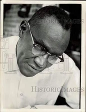 1968 Press Photo Student of Adult Education - lrb36269