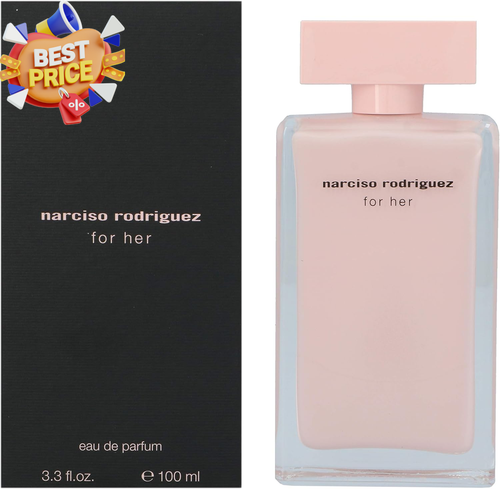 Narciso Rodriguez for Her Eau De Parfum 3.4oz, Women's Elegant Floral Fragrance - Picture 10 of 12