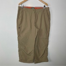 L.L. Bean Tan Outdoor Hiking Capris Size 16