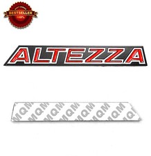 5.75 X 0.75 3d Metal Black Red Altezza Emblem Badge Tape On Fit 01-05 Is300