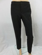 Vince. Flat Front Dress Straight Leg Pants Wool Blend. In Black Sz 6