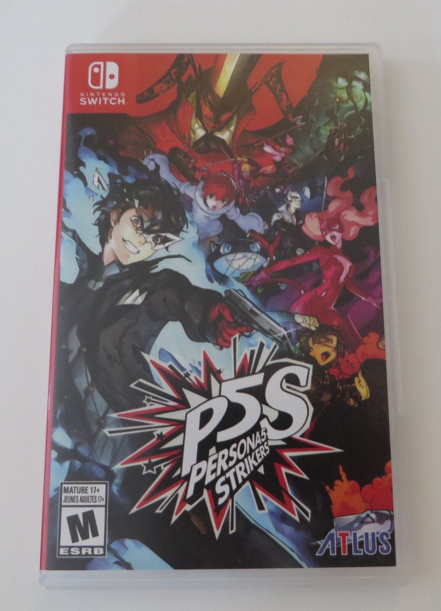 Replacement Case (NO GAME) Persona 5 Strikers Nintendo