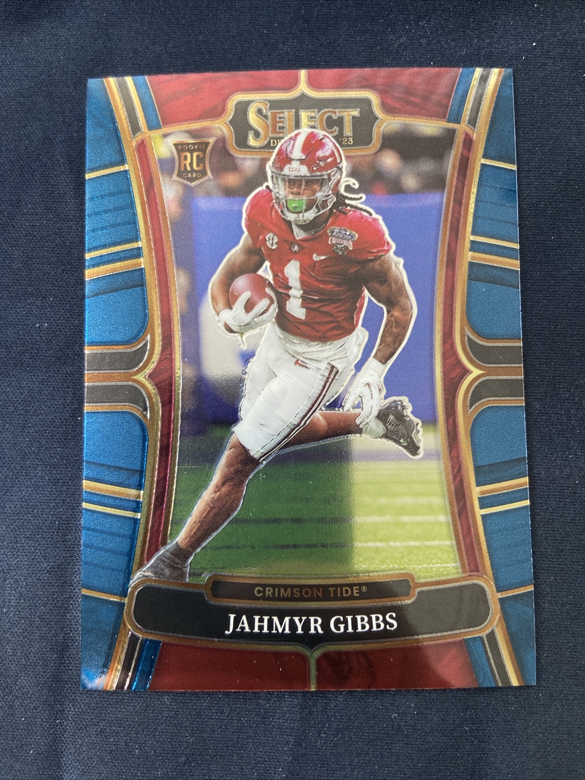 2023 Select Draft Picks Jahmyr Gibbs RC Blue Base #10 Detroit Lions*