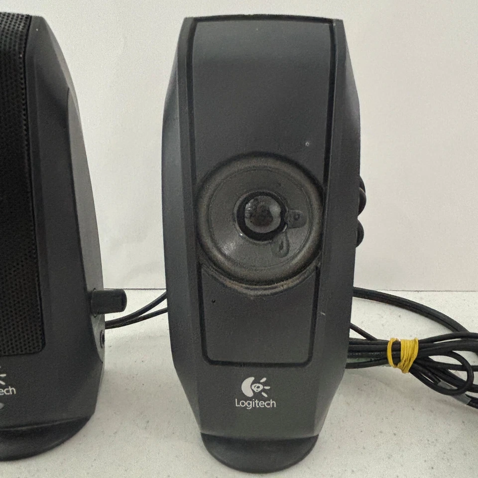 Logitech S120 Desktop Multimedia Computer Speakers Black Tested - Image 3 of 4