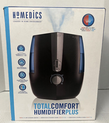 Homedics Warm & Cool Mist 1.4 Gal Total Comfort Humidifier Plus for Large Rooms