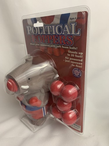 Political Poppers Republican Figure Foam Ball Shooter NOS - Picture 2 of 5