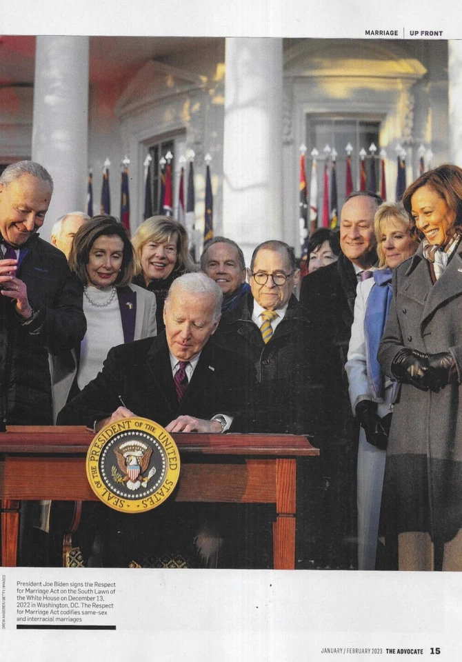 Advocate Gay Magazine Rainbow Wave Club Q Cheyenne Jackson Brittney Griner 2023` - Image 4 of 4