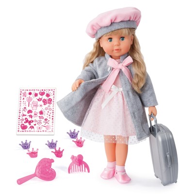 Bayer Design Puppe Charlene Funktionspuppe rosa/grau 46 cm NEU