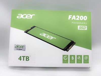 ACER -  FA200 NVMe Gen4 SSD 4TB, Internal Solid State Drive SSD - NEW