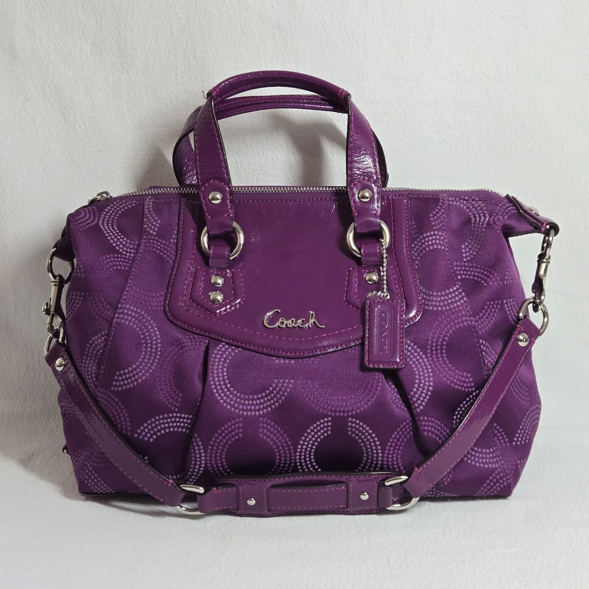 Coach Ashley Purple Bags & Handbags for Women for sale | eBay