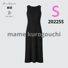 [Uniqlo × Mamekuro Rouchi] 3D Rib Knit Sleeveless Dress Black S