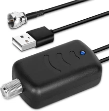 TV Antenna Amplifier Antenna Signal Booster Pixelated Low-Strength Channels