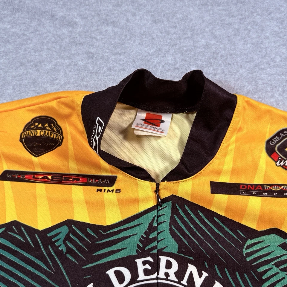 Pace Wilderness Trail 自行车球衣 尺寸 L 38 英寸 胸部 复古 美国制造 — 第 2/4 张图片