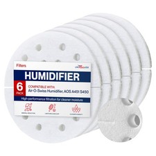Humidifier Filter Anti-Mineral Pad with -O-Swiss Humidifier, AOS A451 S450 (6...