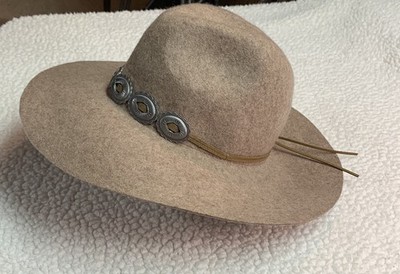 American Eagle Outfitters Wool Floppy Hat With Concho Band One Size