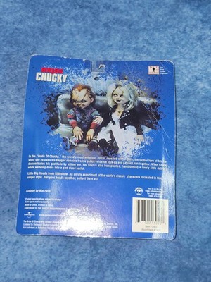 Bride of Chucky & Tiffany Doll Little Big Heads Sideshow Toy 1998