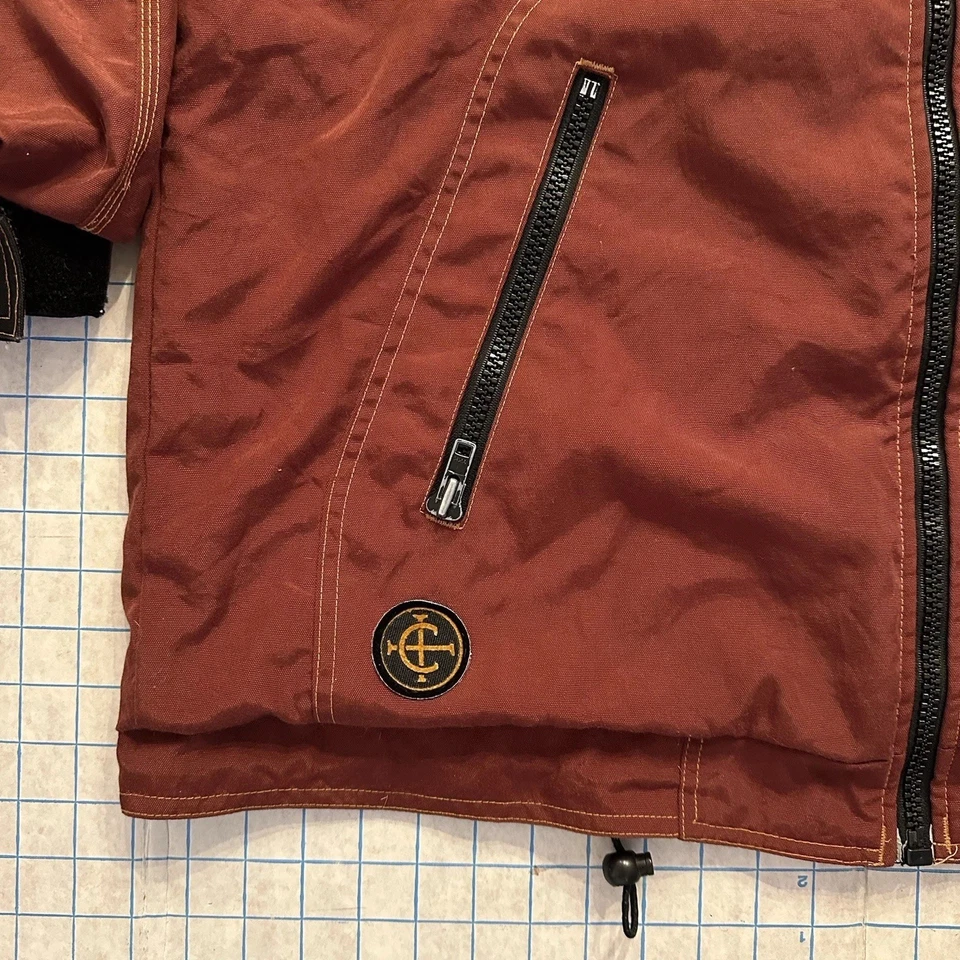 Chaqueta De Colección Columbia Convert Rojo Borgoña Esquí Snowboard Para Hombre Talla Mediana L Foto 2 de 4