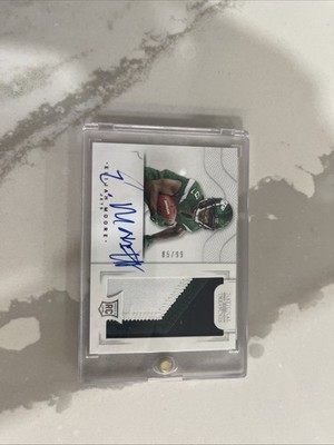 2021 Panini National Treasures Rookie Patch Autographs Elijah Moore #CRS-EM /99
