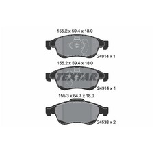 Satz Bremsbeläge Bremsklötze vorne für Mitsubishi ASX VSX Colt 7 VB | 2458802