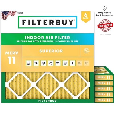 Electrostatic Pleated HVAC Filters 19.5x19.5x1 - Superior Allergen Protection