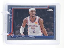 SHAI GILGEOUS-ALEXANDER 2025-26 TOPPS CHROME #141 OKALHOMA CITY THUNDER Q2371