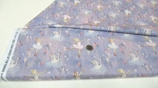 Michael Miller quilt-craft fabric SWAN DANCE twilight 2 yds (ddc-12594) SwanLake