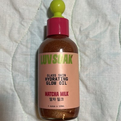 Luv Soak LUVSOAK glass skin hydrating glow oil Matcha Milk RICE Brand new 4 floz