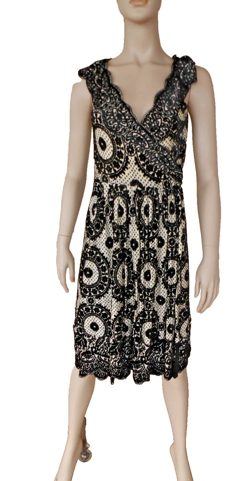 Vestido envolvente tejido viscosa seda Burntout Diane von Furstenberg Canestri cachemira 12 Foto 2 de 4