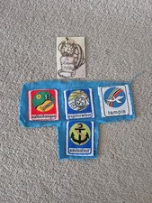 écusson badges de promesse scout saltimbanque, explorateur, témoin, navigateur