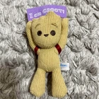 Disneyland It's a Small World with Groot Plush Key Chain Marvel Tokyo Japan F/S