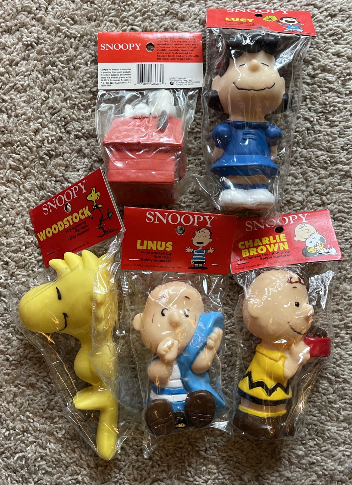 Sealed Conagra Bundle: Snoopy, Charlie Brown, Lucy