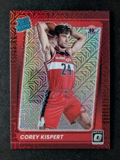 2021-22 Panini Donruss Optic COREY KISPERT Rated Rookie RC Red Mojo Prizm #183