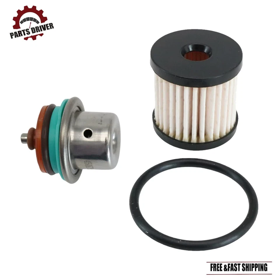 Regulador de presión de combustible + kit de filtro para Harley Davidson FLD/FLHR/FXD/FXDWG NUEVO Foto 4 de 4