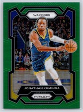 2023-24 Panini Prizm Jonathan Kuminga Green Prizm Warriors #48