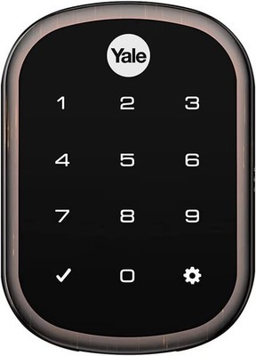 Yale LiftMaster Keypad Smart Door Lock Touchscreen Dark Bronze Black Wi-Fi 