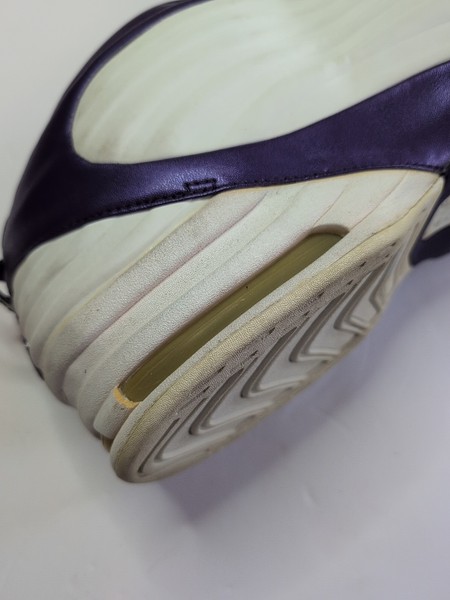 Tenis de baloncesto Nike Air Max ID para hombre - Blanco y morado, talla 21, vintage RARO 5
