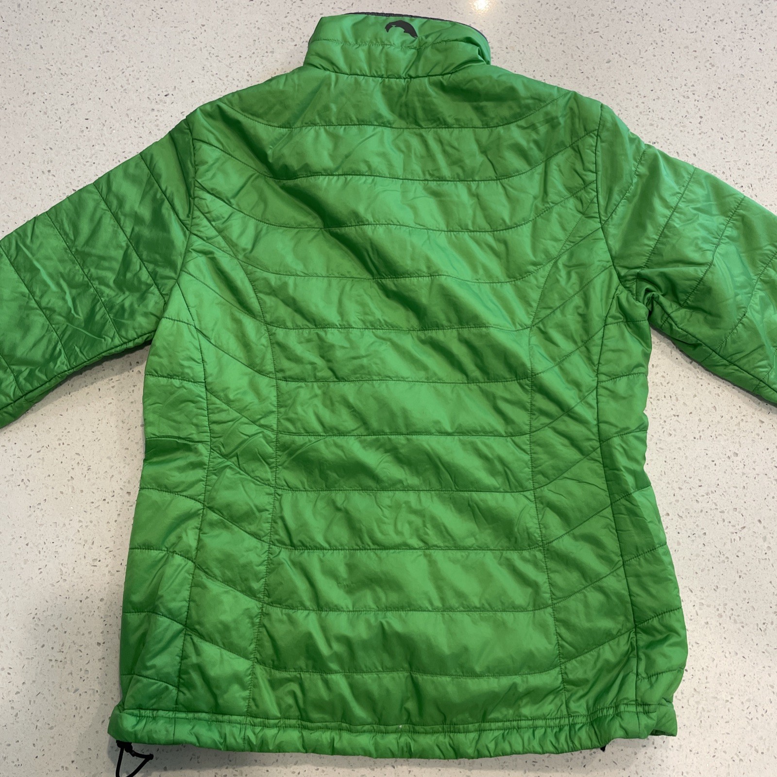 Simms Jacket Womens Medium Green Packable Puffer … - image 7