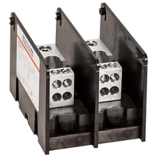 MPDB67672, PDB, 310A, 2-pole, 1 hole (in) 350-#6, 4 holes (out) #2-14