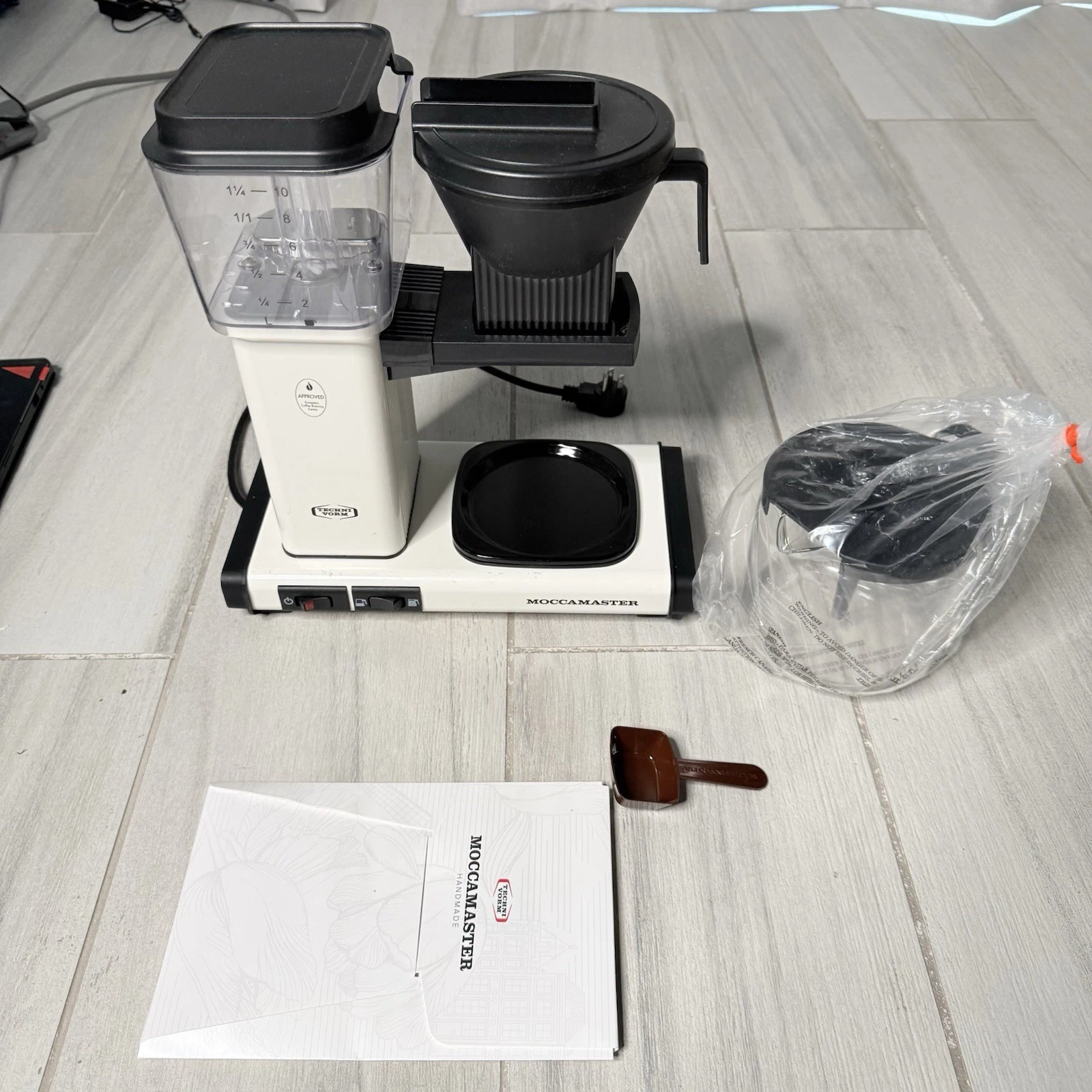 Technivorm Moccamaster KBGV 53933 Off-White Coffee Maker Brewer *Read Notes*