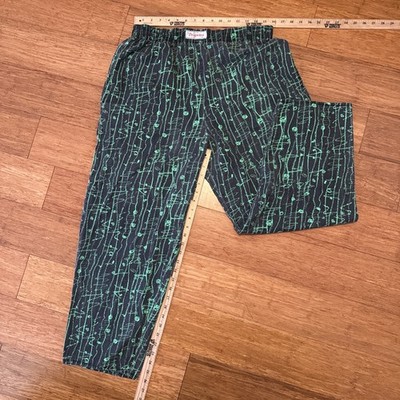 Vtg 1990s U.S. Dignity Baggyz Hammer Muscle Novelty Tribal Matrix Print Pants