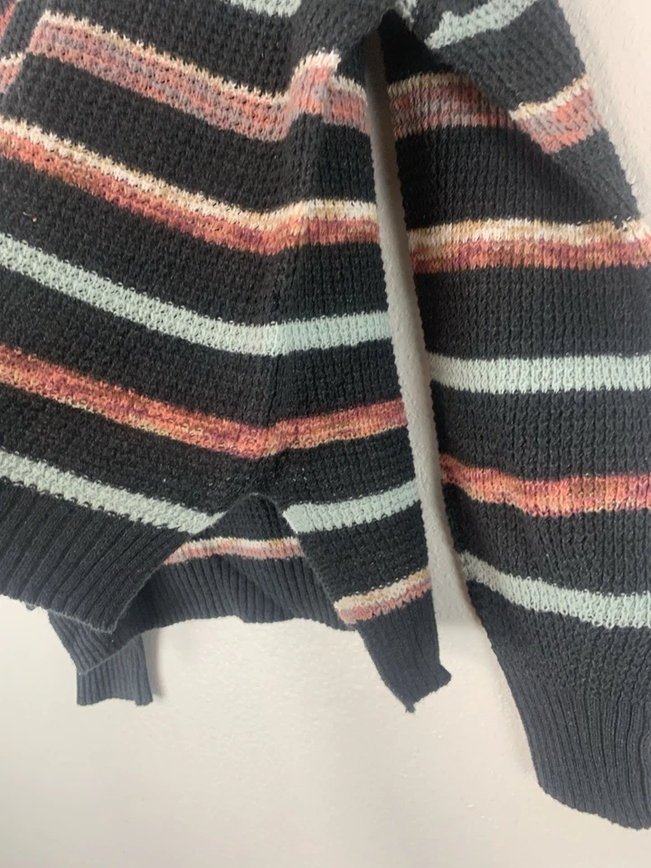 American Eagle Sweater Womens Small Henley Oversized Waffle Knit Boxy Cozy S - Image 4 of 4