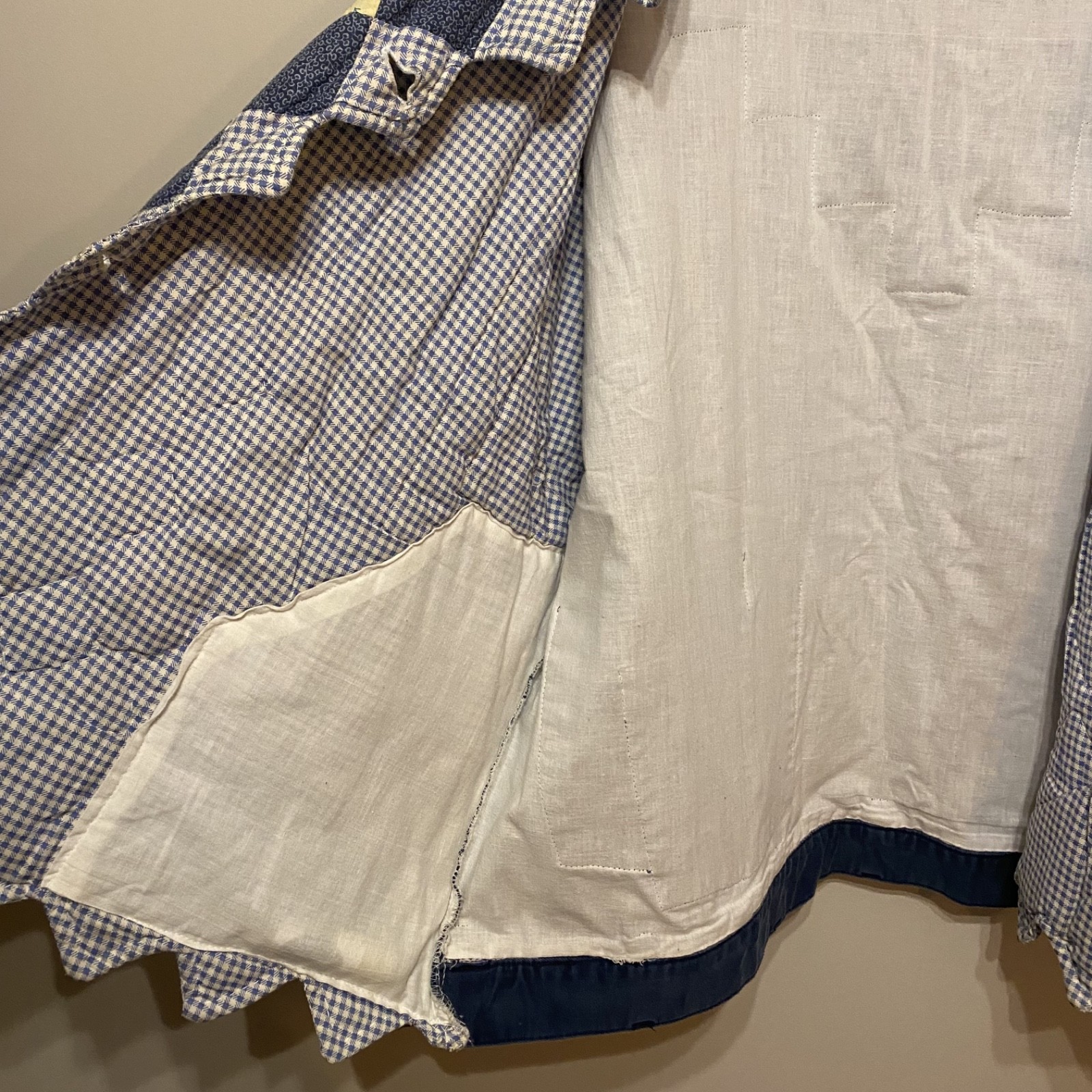 Handmade Quilted Denim Patchwork Jacket | Deanne'… - image 6