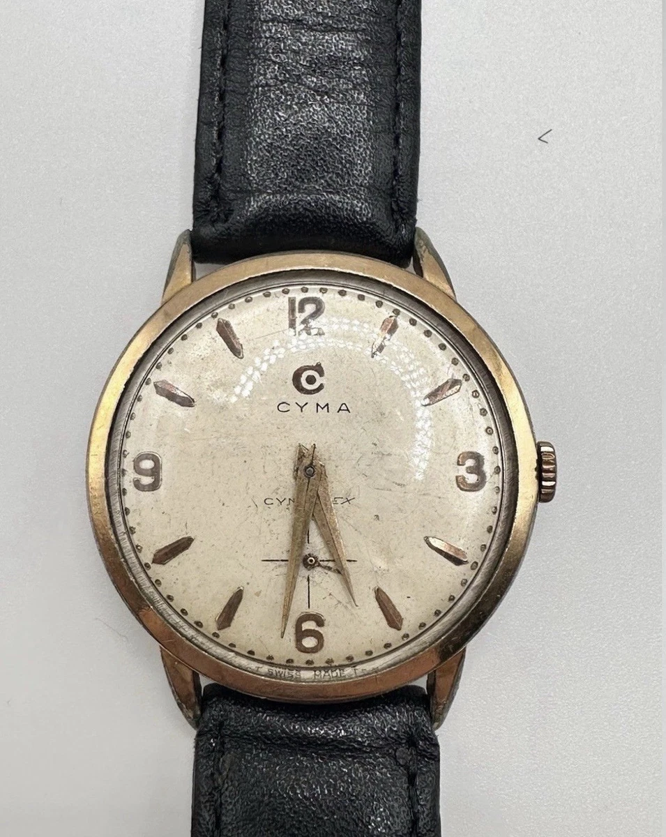 Gold Plated Case Men Cyma Wristwatches for sale | eBay