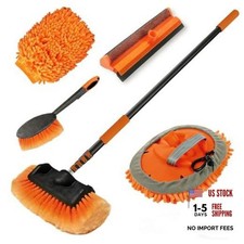Car Wash Brush with Long Handle, Car Cleaning Kit with Soft Bristle Wash 16FT