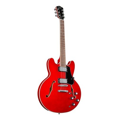 J & D SH-1 II Red - Halbakustik Gitarre