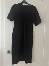 Dorothy Perkins Black Bodycon Dress Size 10UK