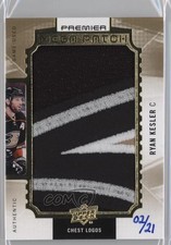 2016 Upper Deck Premier Mega Relics Chest Logo 2/21 Ryan Kesler Jumbo Patch 0c3