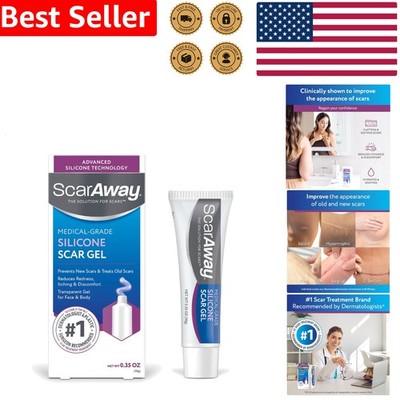Advanced Silicone Scar Gel for Injury, Burn & Surgery Scars - Unscented