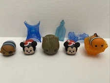 Disney Tsum Tsum Mini Figure Misc Lot Toy With Accessories Mickey Groot Nemo